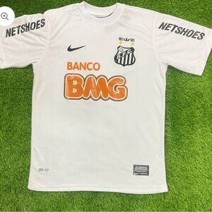 White Nike Santos FC Soccer Jersey